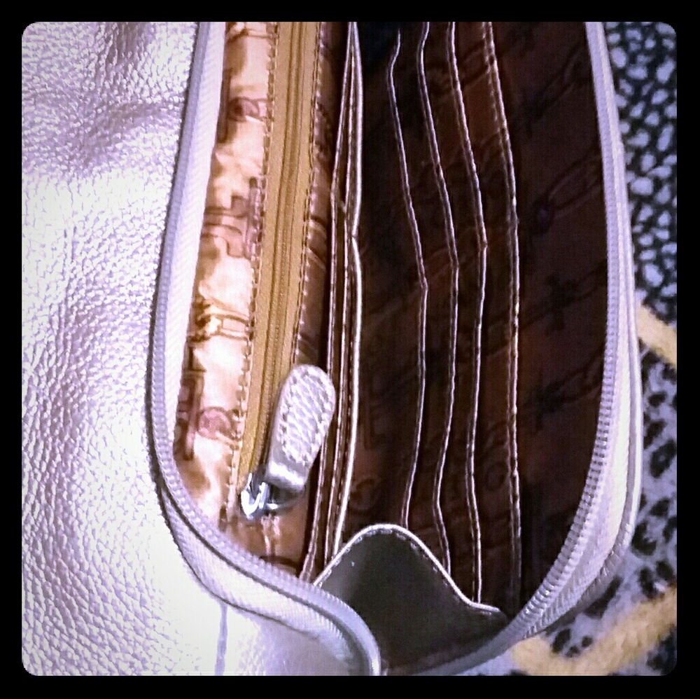 Tignanello Pebbled Leather Crossbody Bag